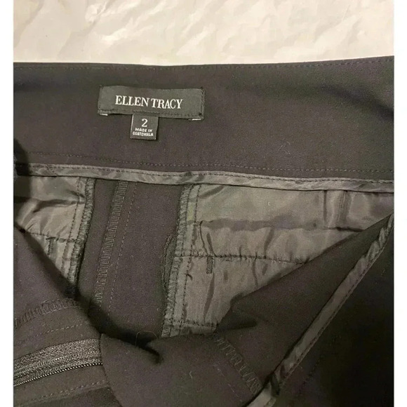Ellen Tracy Black Dress Pants  Slacks Trousers Size 2 - Picture 13 of 14